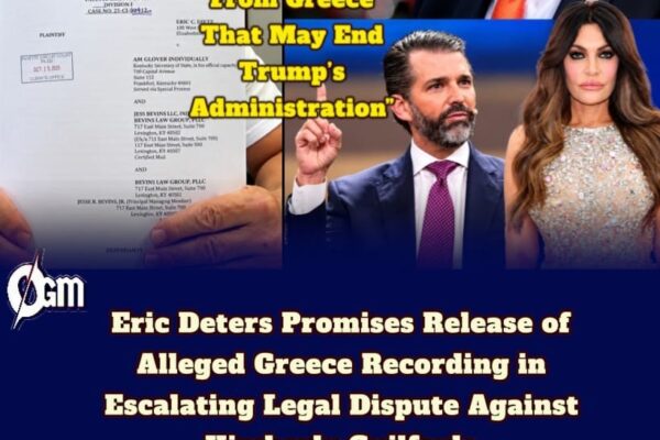 Trump Donor Eric Deters Teases Greece Recording as He Claims Lawsuit Could Shake Trump Administration