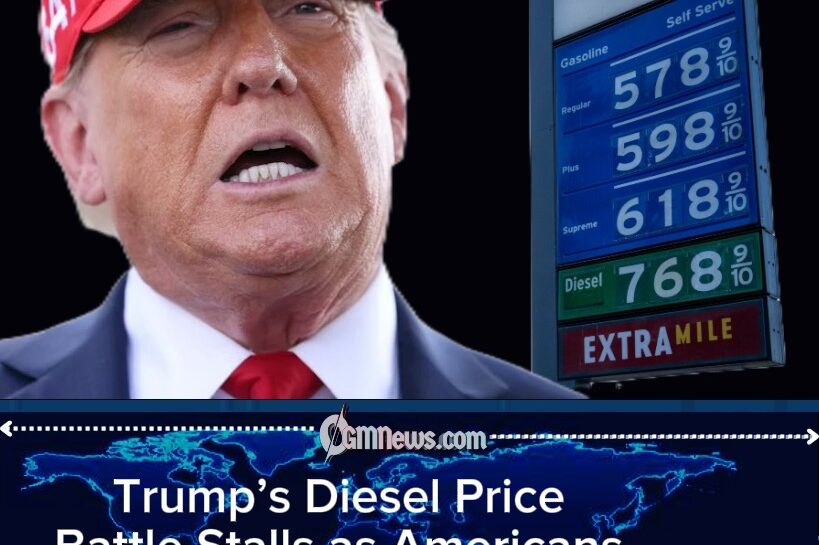 Trump’s Diesel Price Battle Hits a Wall as Americans Pay $6.28 a Gallon Despite Emergency Supply Moves